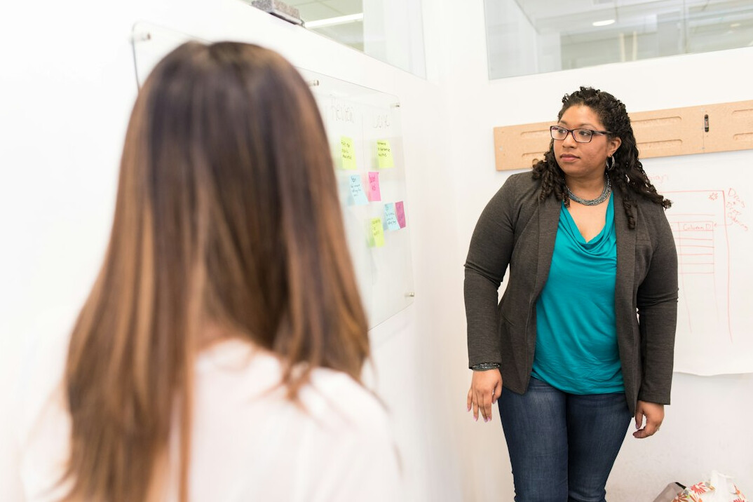 confident body language during talk